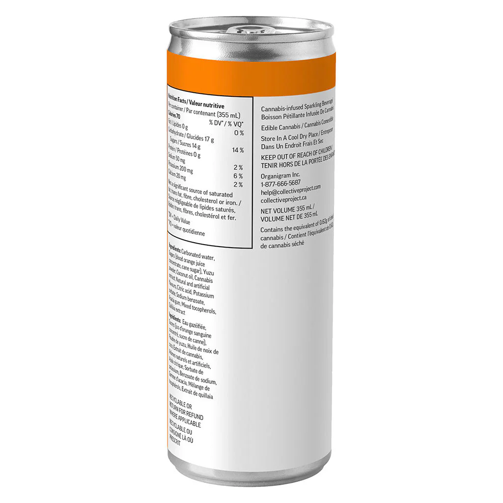 Original Blood Orange Yuzu & Vanilla Sparkling Juice - Image 2