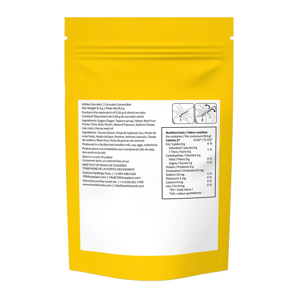 Gélifiés Pineapple Mango THC:CBG - Image 3