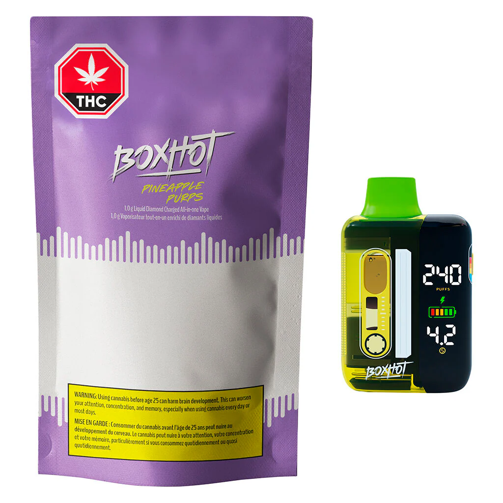 Pineapple Purps Liquid Diamond Charged AIO Vape - Image 4