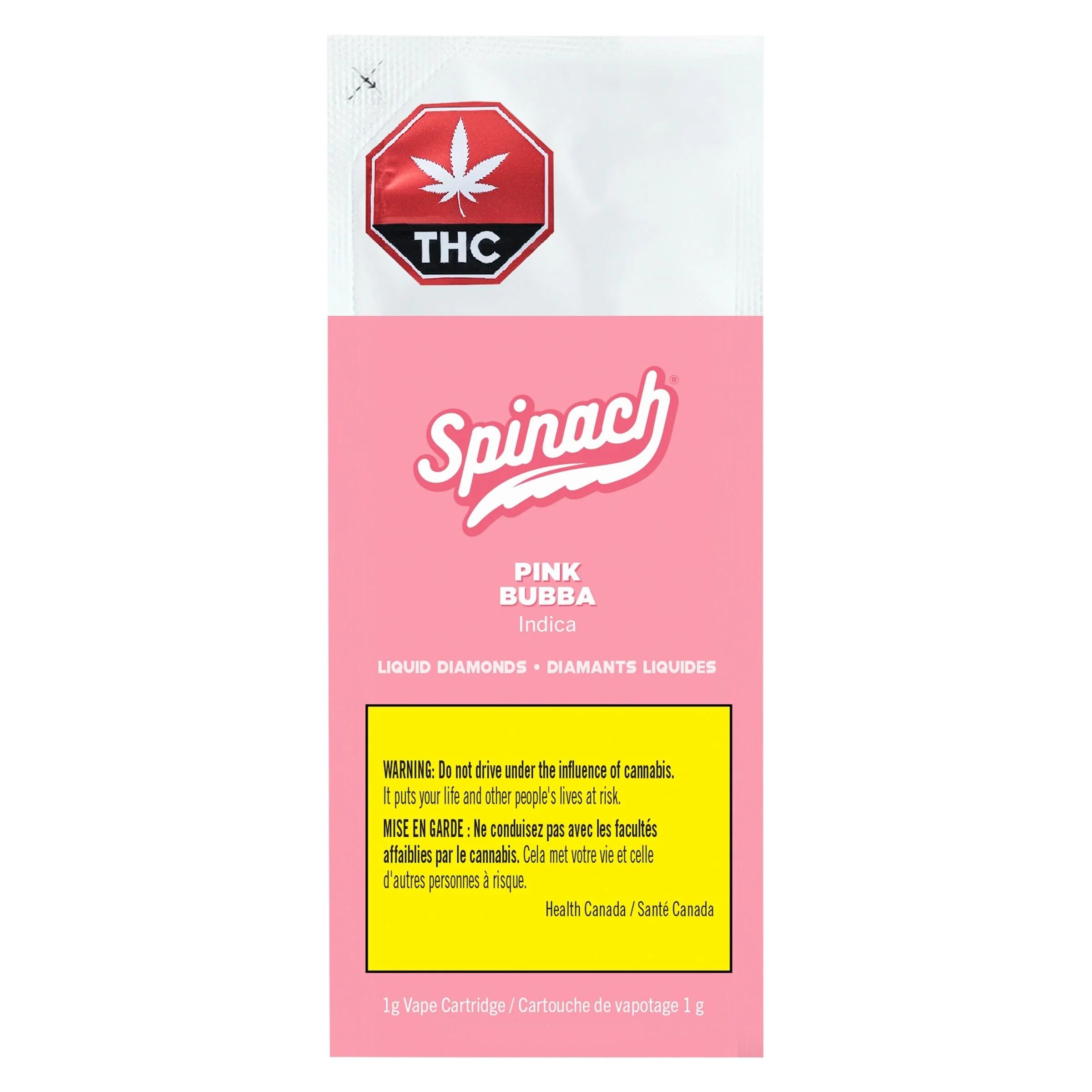 Pink Bubba Liquid Diamonds 510 Thread Cartridge - Image 2