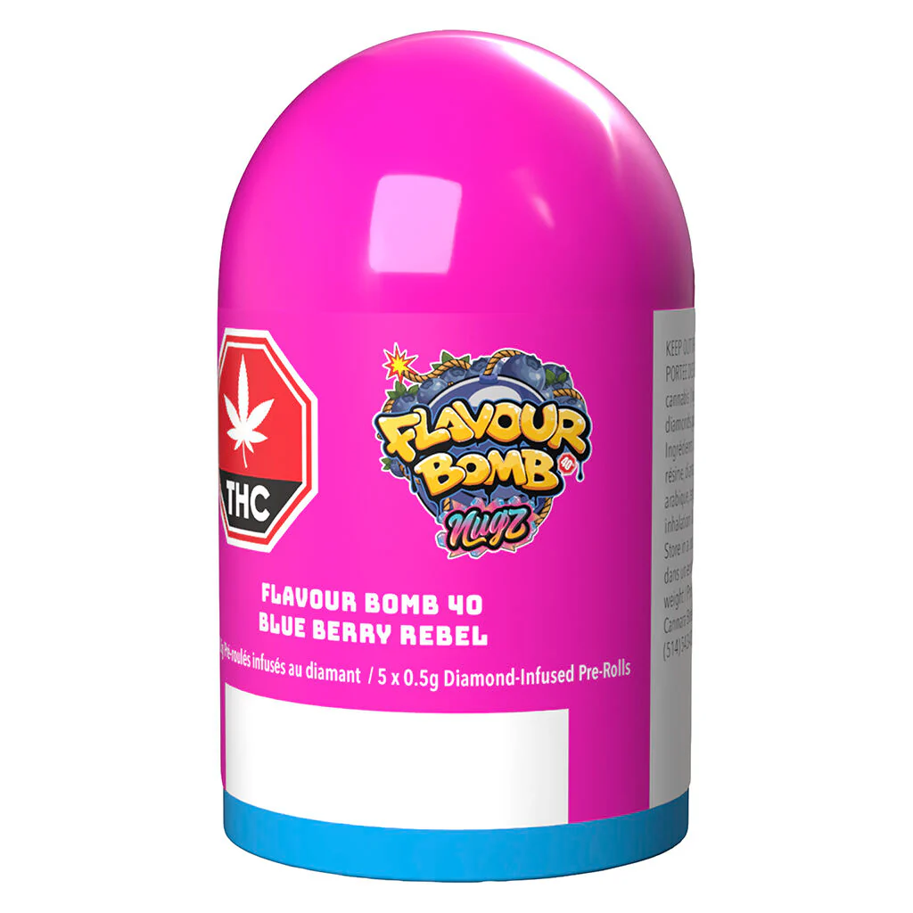 Préroulé Flavour Bomb infusé Blueberry Burst - Image 2