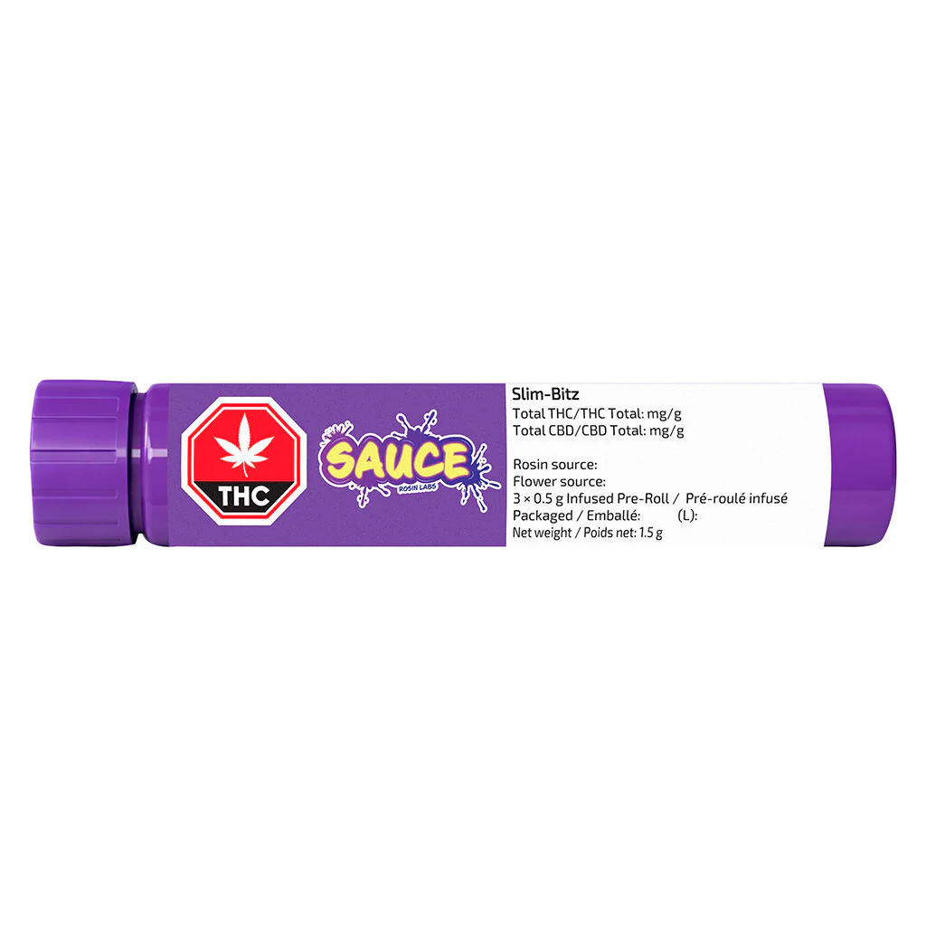 Préroulé infusé de la colophane vivante Slim-Bitz de SAUCE - Image 2