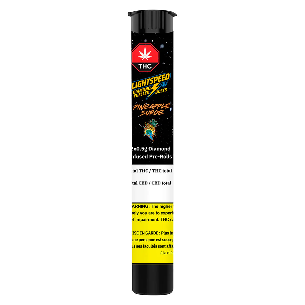 Préroulé infusé Pineapple Surge Diamond Fuelled Bolts - Image 2
