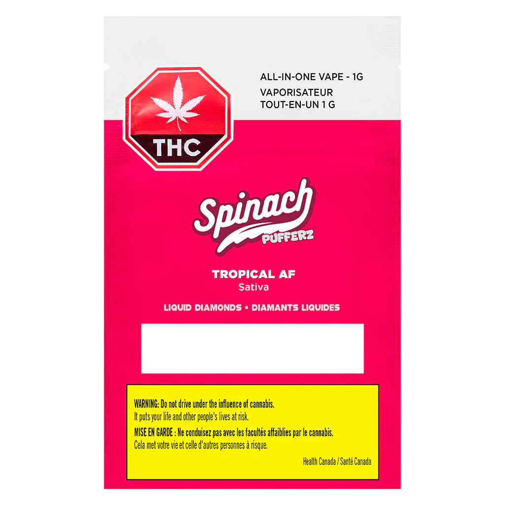 Pufferz - Tropical AF All-in-One Liquid Diamonds Vape - Image 2