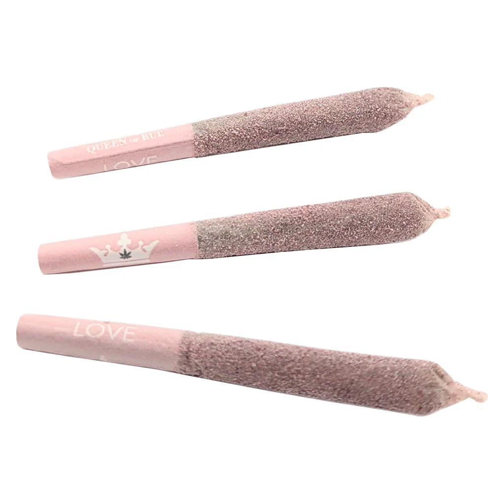 Préroulé infusé au Rose Quartz enrobé de diamant rose