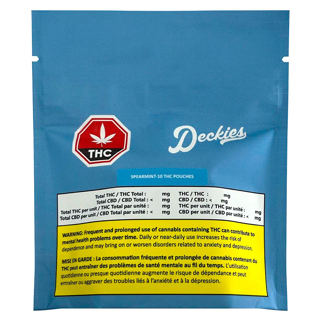 Spear Mint — 10 sachets de THC - Image 2