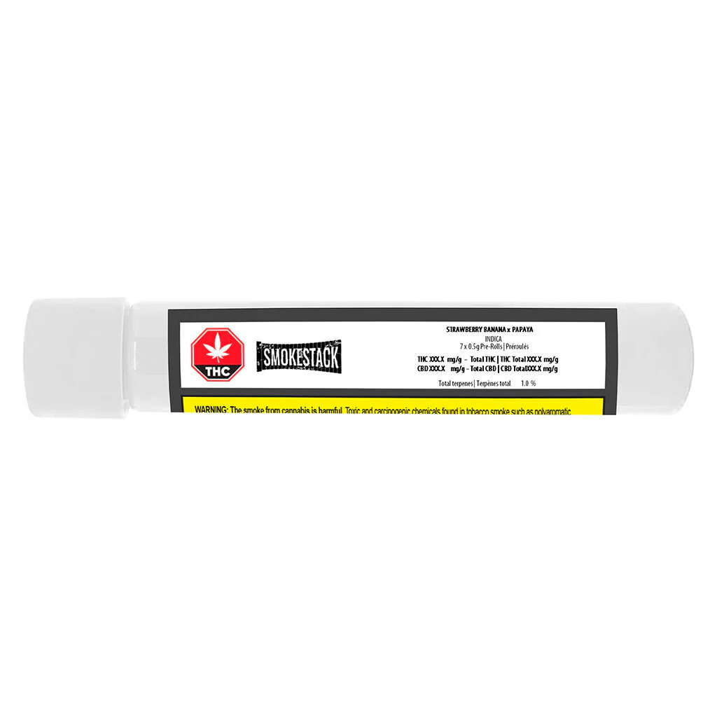 Strawberry Banana x Papaya Pre-Roll - Image 2