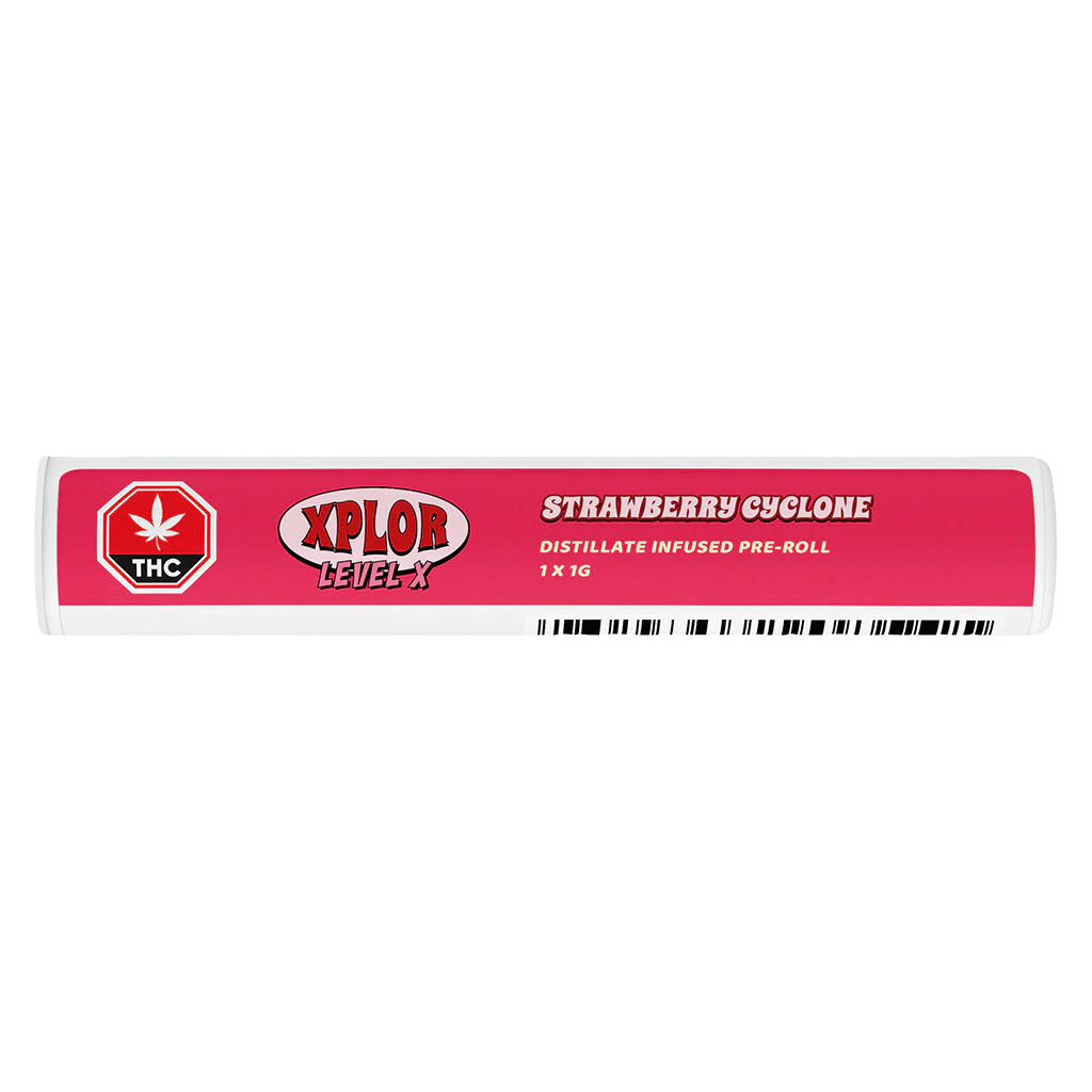 Préroulé infusé au distillat Strawberry Cyclone - Image 2