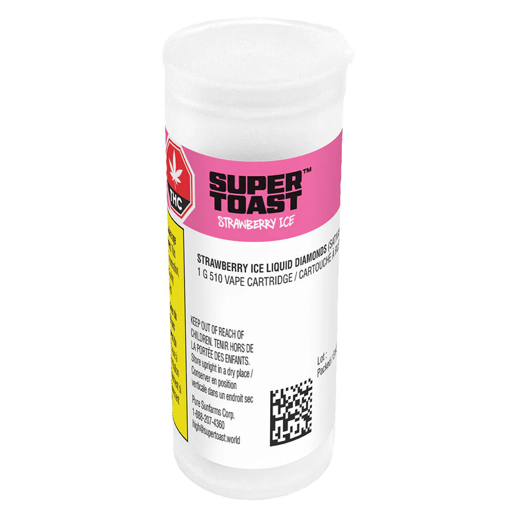 Strawberry Ice Liquid Diamonds 510 Thread Cartridge - Image 2