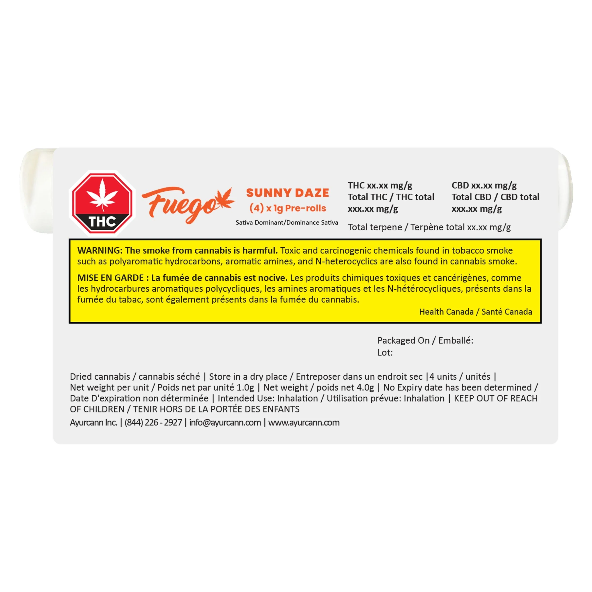 Sunny Daze Sativa Pre-Roll - Image 7