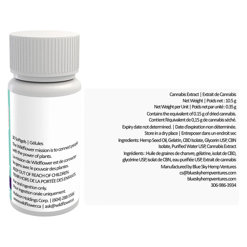 Capsules molles Sweet Dreams CBD + CBN + THC - Image 3