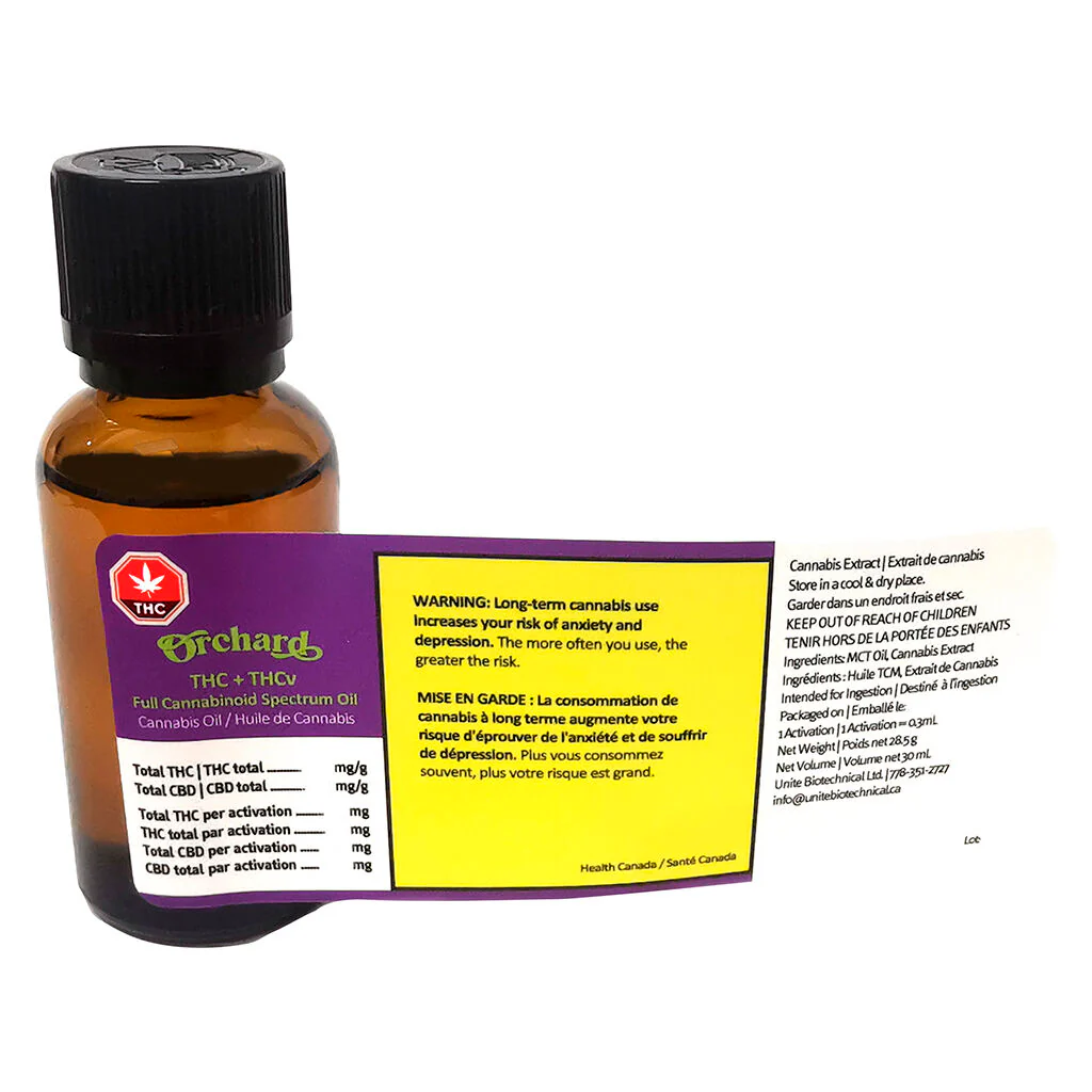 THC+THCv Full Cannabinoid Spectrum Oil - Image 5