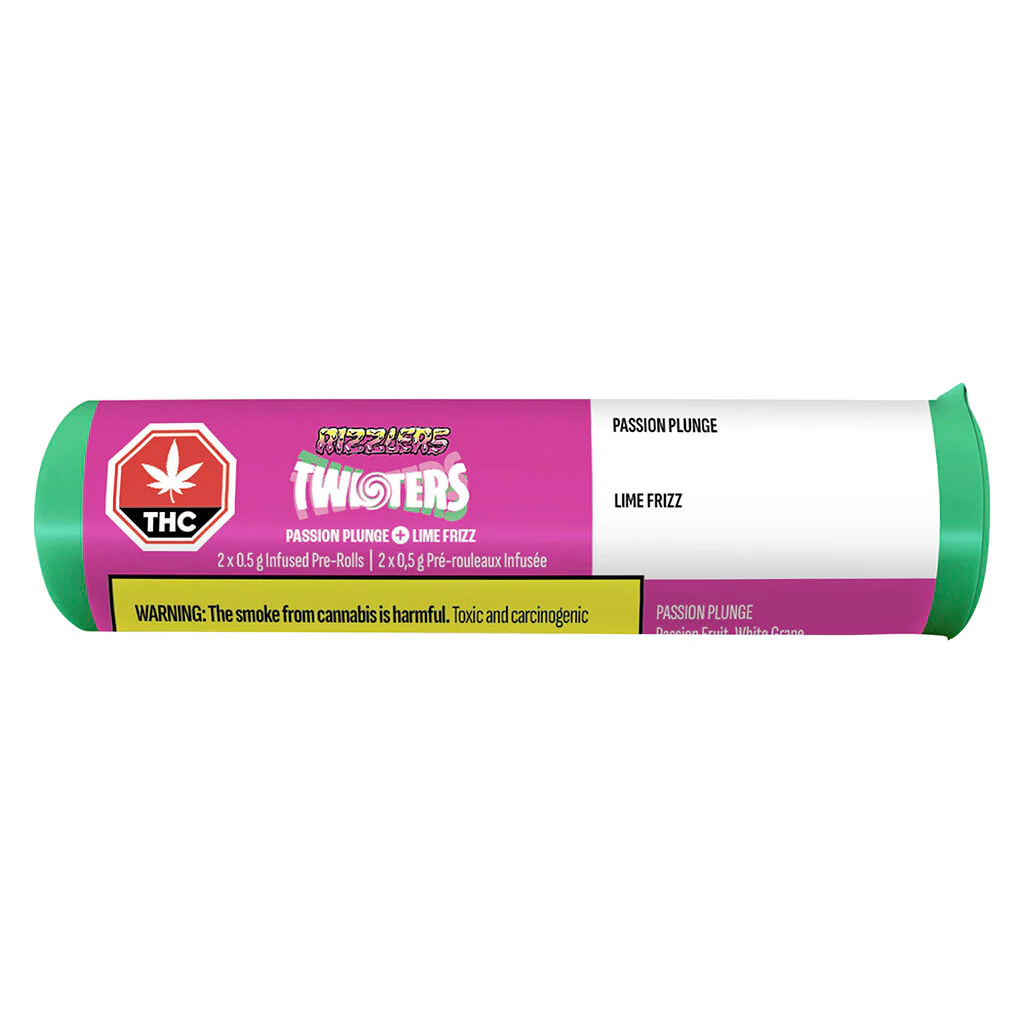 Twisters - Préroulé infusé Passion Plunge & Lime Frizz Razz - Image 2