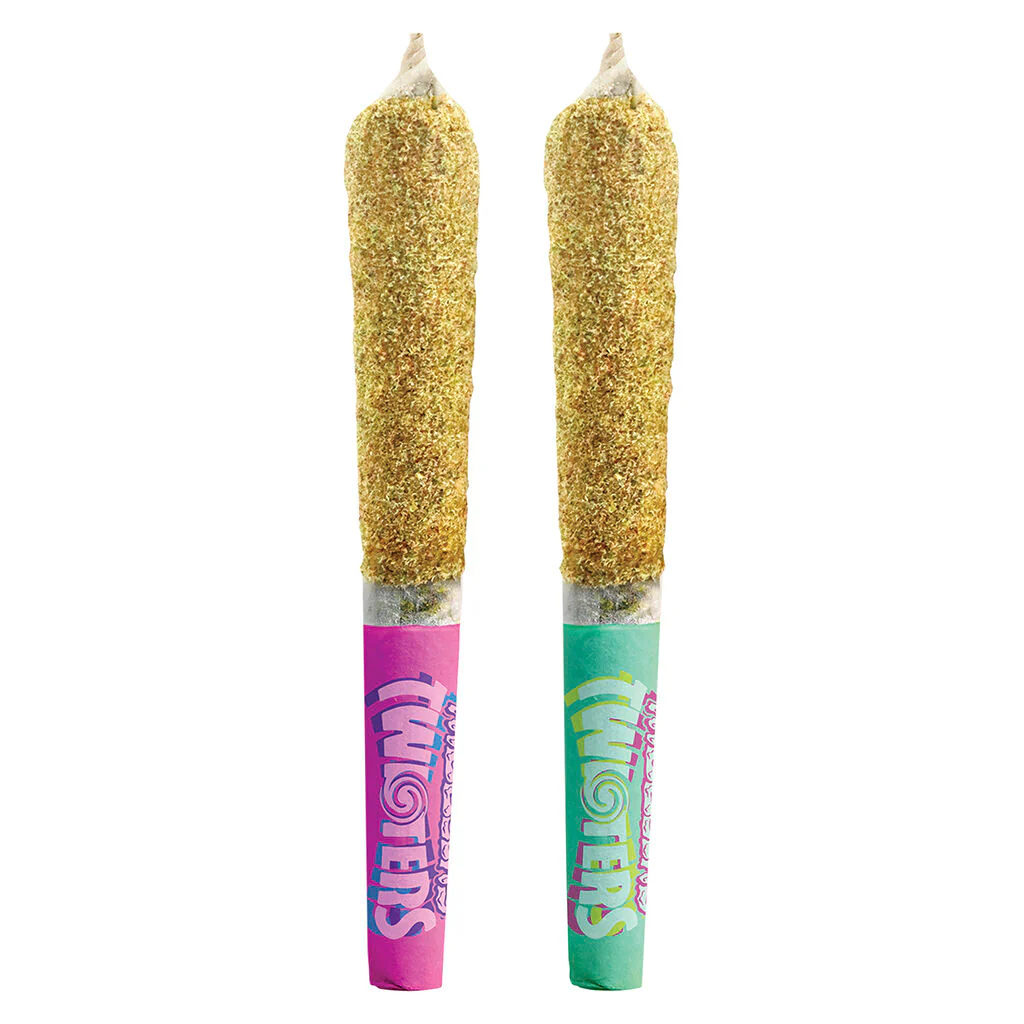 Twisters - Préroulé infusé Rainbow Booty + Bubba Bomb
