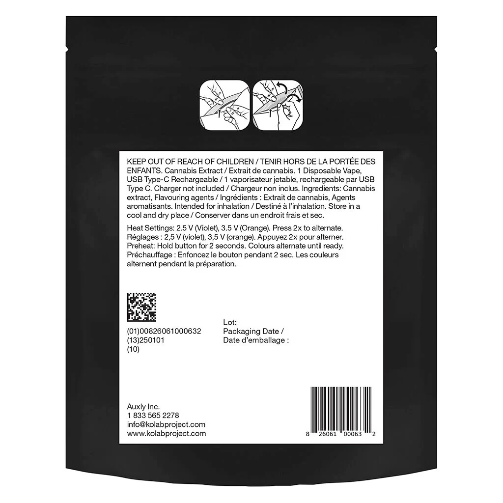 White Grape Diamonds All-In-One Vape - Image 3