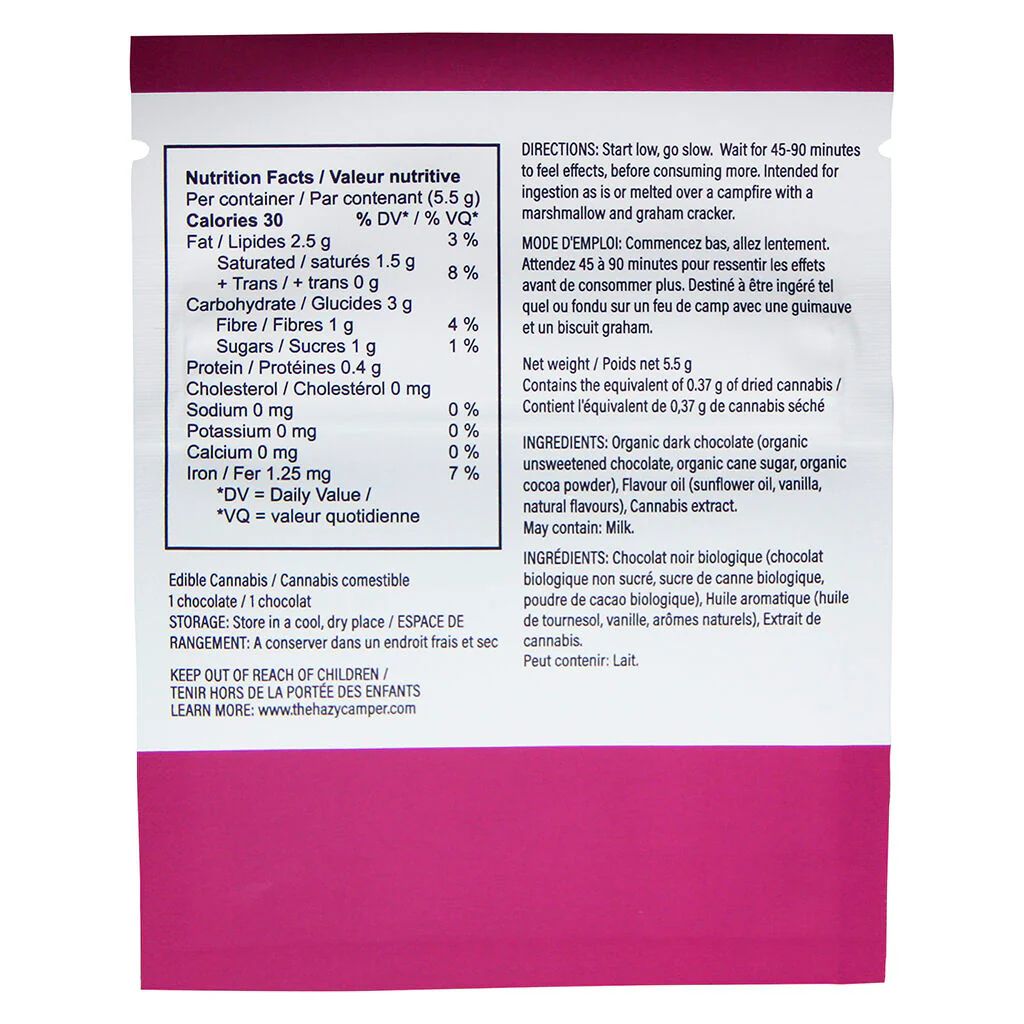Wild Raspberry THC Organic Dark Chocolate - Image 3
