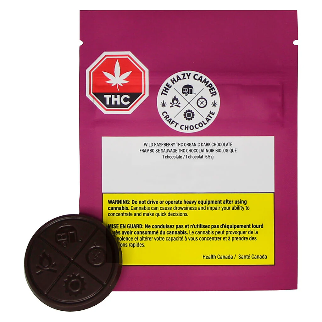 Wild Raspberry THC Organic Dark Chocolate - Image 4